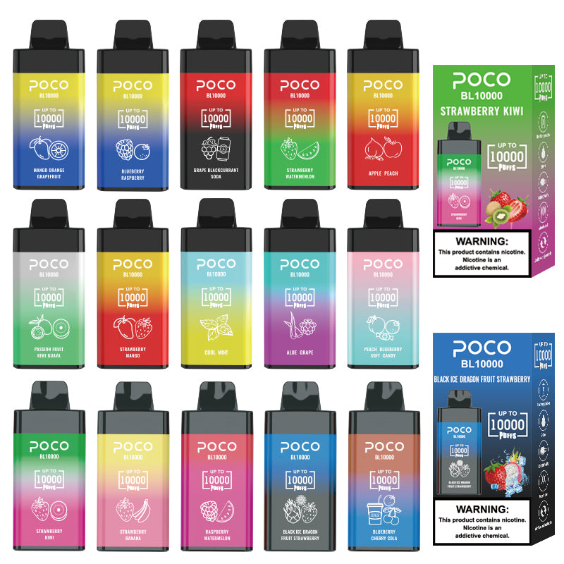 EU Warehouse POCO BL 10000 Puffs Disposable Vape Wholesale - Vapz Vape Wholesale