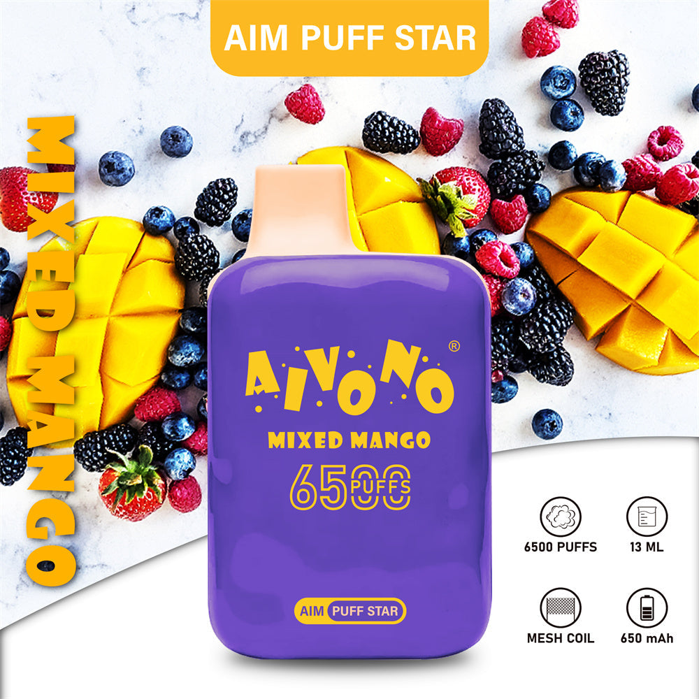 AIVONO AIM  PUFFSTAR 6500Puffs Disposable Vape Wholesale - VZVAPE