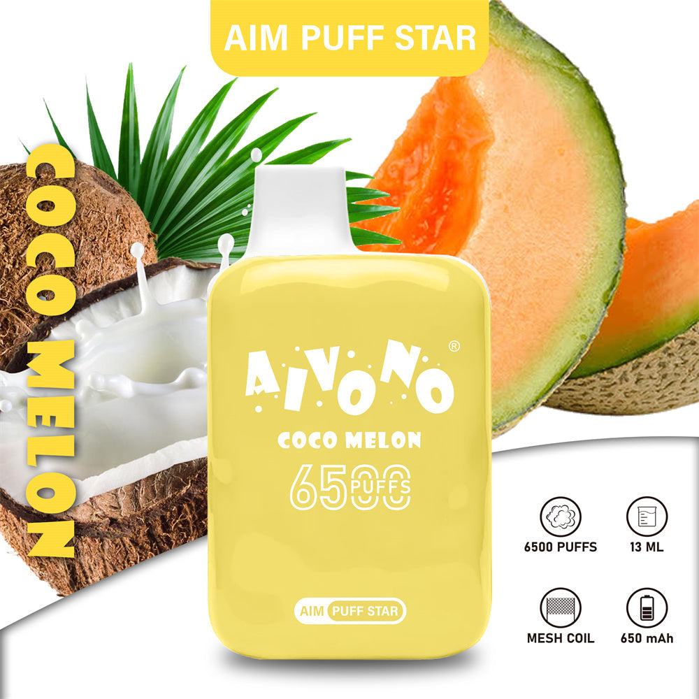AIVONO AIM  PUFFSTAR 6500Puffs Disposable Vape Wholesale - VZVAPE