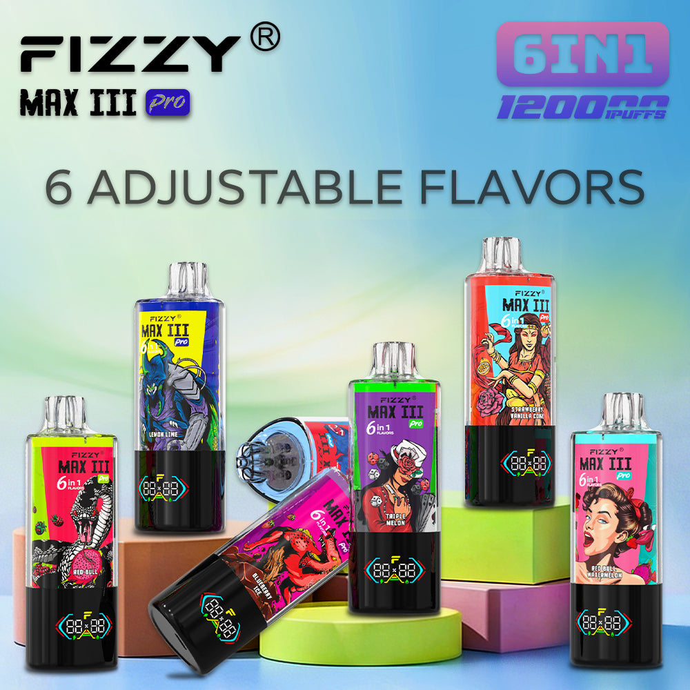 EU Warehouse FIZZY MAX III PRO 120K Puffs Disposable Vape Wholesale - [VzVape.com]