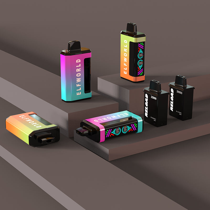 ELF WORLD Reload  25000 Puffs Pod Device System Wholesale - VZVAPE