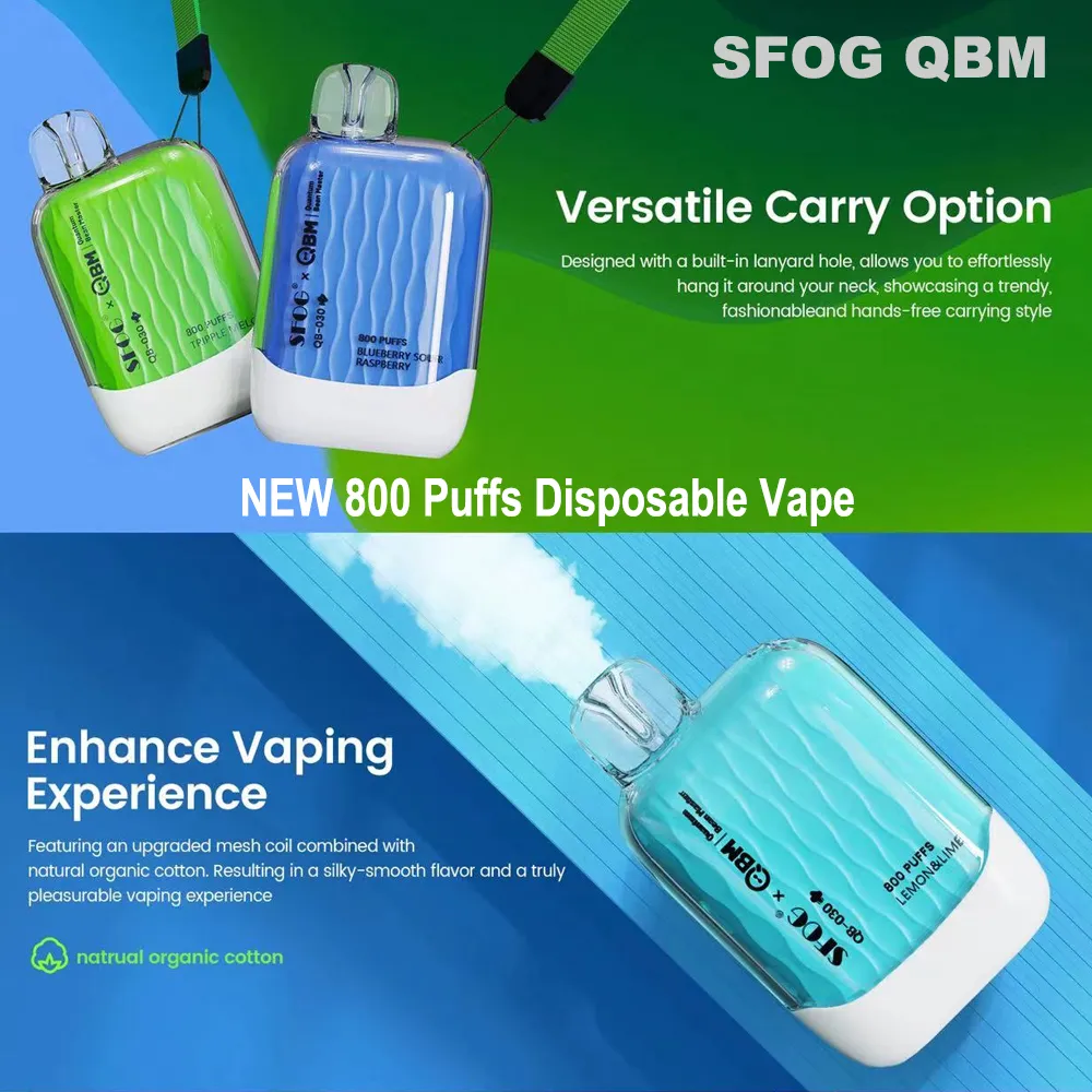 SFOG QB030 800 Puffs Disposable Vape Wholesale - VZVAPE