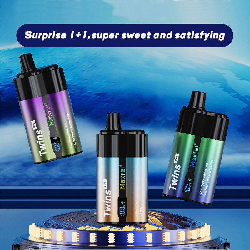 Maxfel Twins Pro 18000 Puffs Disposable Vape Wholesale - [VzVape.com]