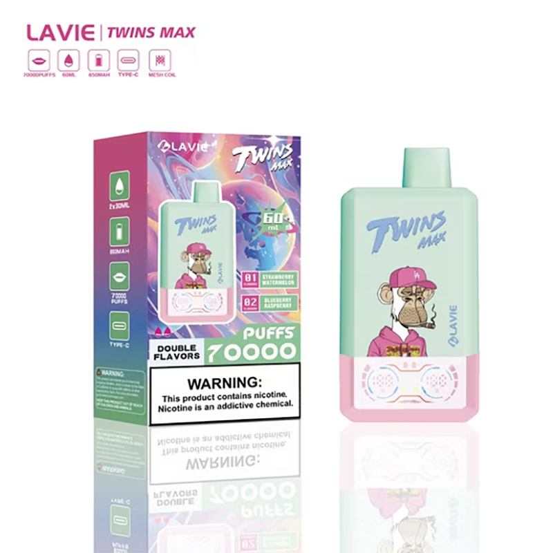 LAVIE Twins Max 70000 Puffs Disposable Vape Wholesale - Vapz Vape Wholesale