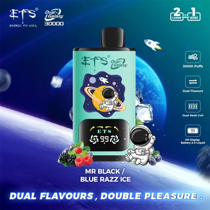EU Warehouse ETS Dual Galaxy 30000 Puffs Disposable Vape Wholesale - [VzVape.com]