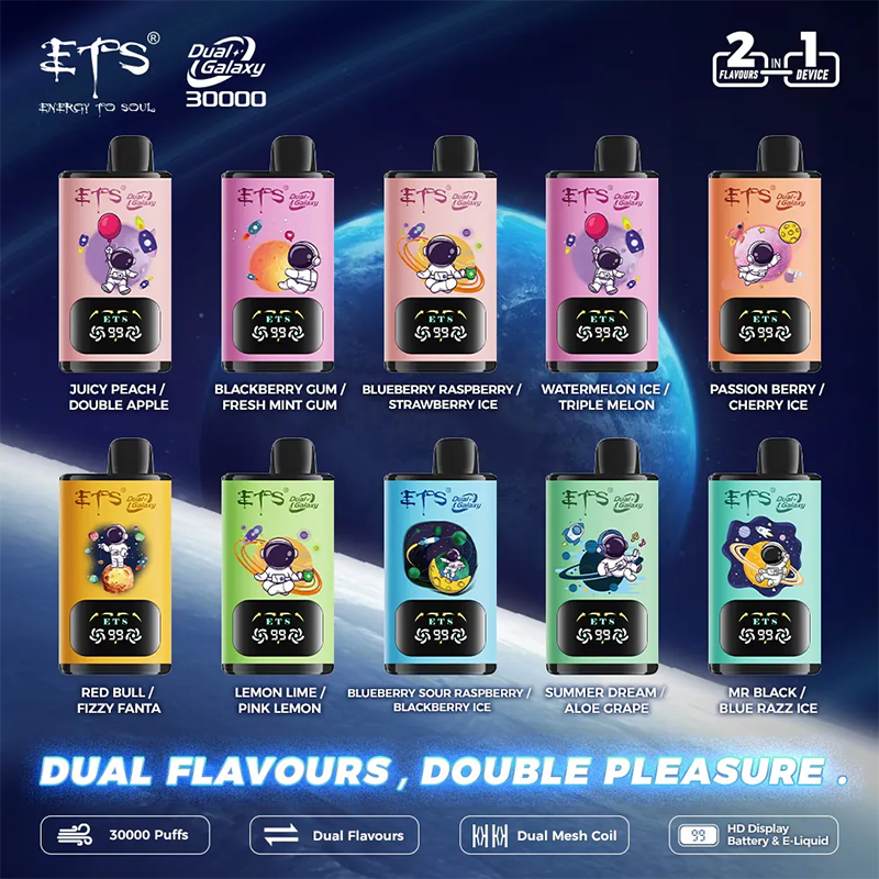 EU Warehouse ETS Dual Galaxy 30000 Puffs Disposable Vape Wholesale - [VzVape.com]