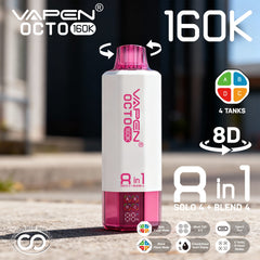 EU Warehouse VAPEN OCTO 8IN1 160K Puffs  Disposable Vape Wholesale - [VzVape.com]