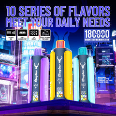 EU Warehouse Stagbar 6 IN 1 180K Puffs Disposable Vape Wholesale - [VzVape.com]