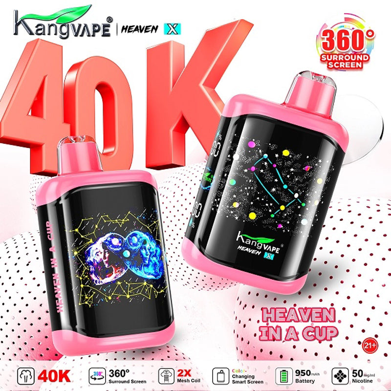 Kangvape HEAVEN X 40000 Puffs Disposable Vape Wholesale - Vapz Vape Wholesale