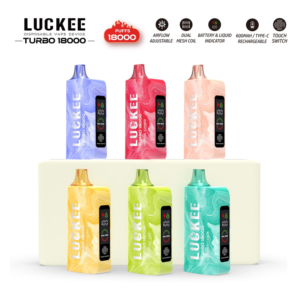 LUCKEE TURBO 18000 Puffs Disposable Vape Wholesale - Vapz Vape Wholesale