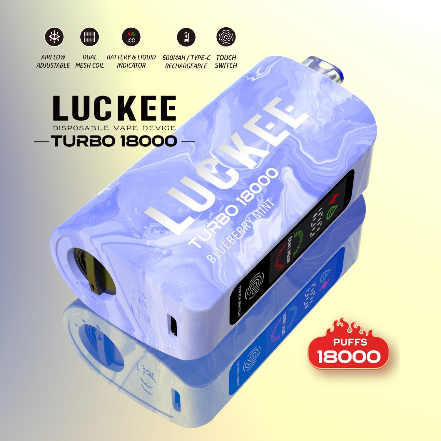 LUCKEE TURBO 18000 Puffs Disposable Vape Wholesale - VZVAPE