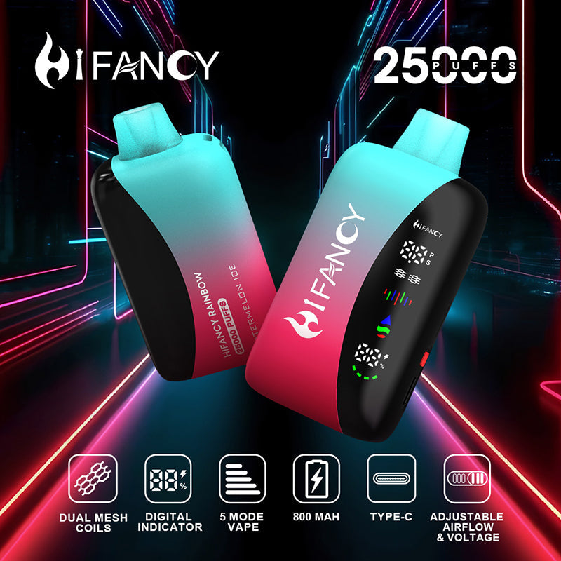HIFANCY RAINBOW 25000 Puffs Disposable Vape Wholesale - Vapz Vape Wholesale
