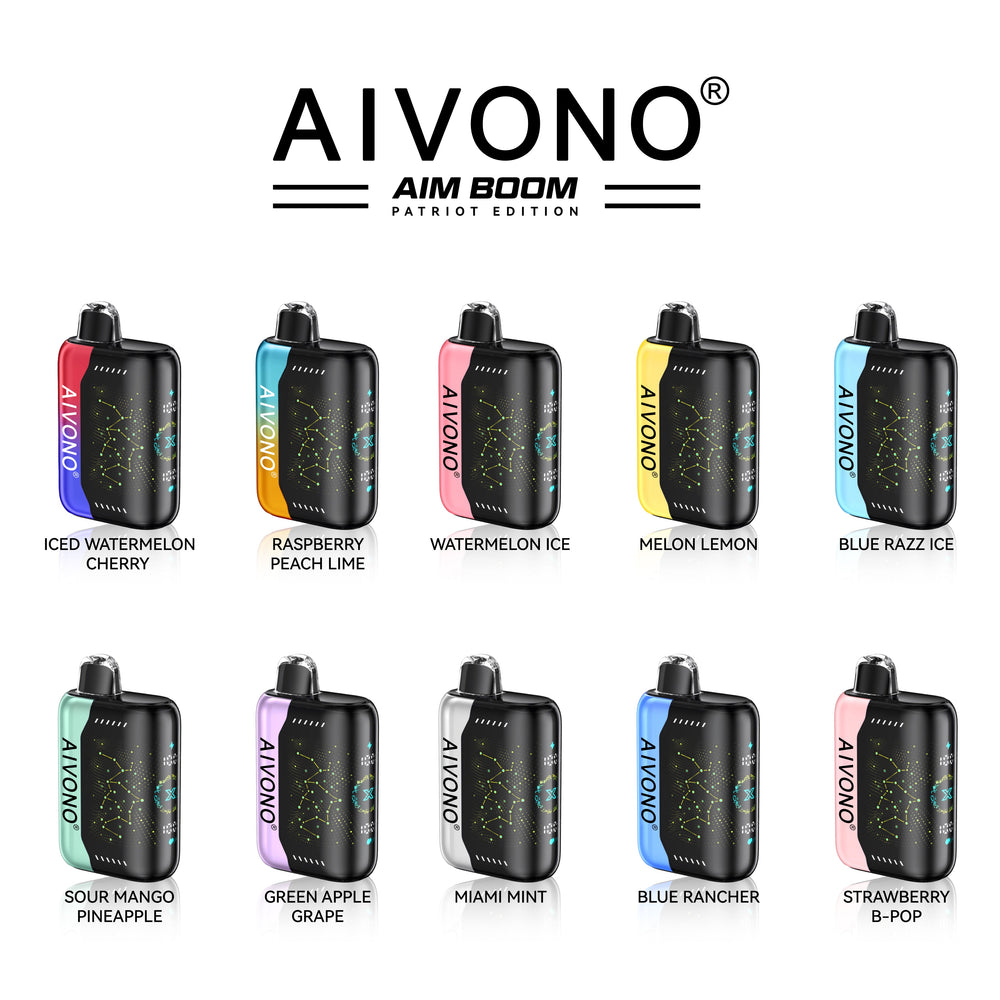AIVONO AIM BOOM 25000 Puffs Patriot Edition Disposable Vape Wholesale - [VzVape.com]