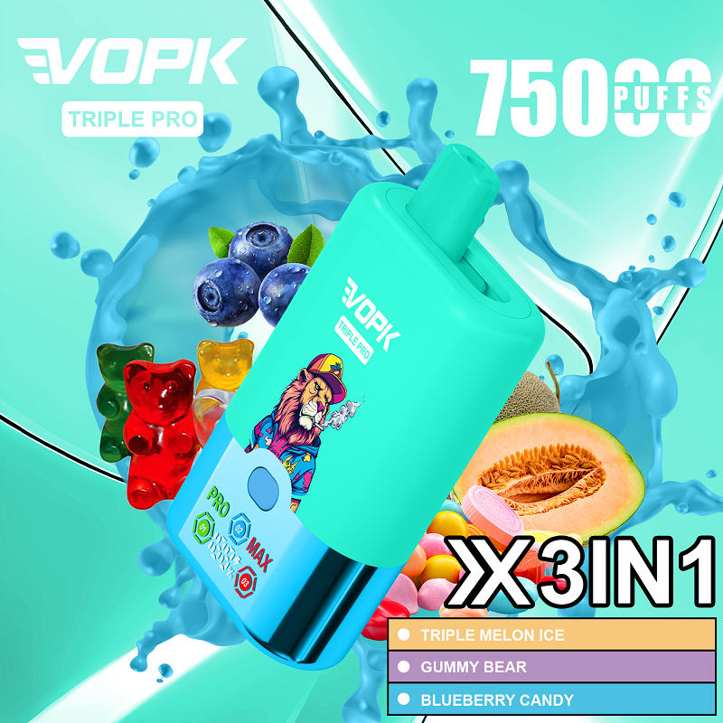 VOPK TRIPLE PRO 75000 Puffs Disposable Vape Wholesale - [VzVape.com]