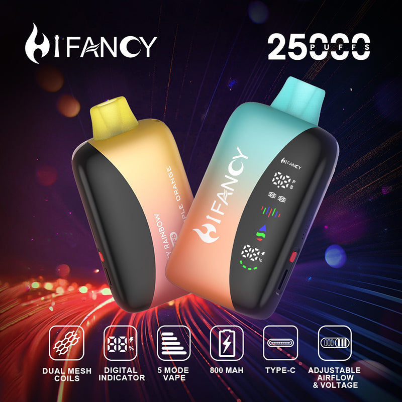 HIFANCY RAINBOW 25000 Puffs Disposable Vape Wholesale - Vapz Vape Wholesale