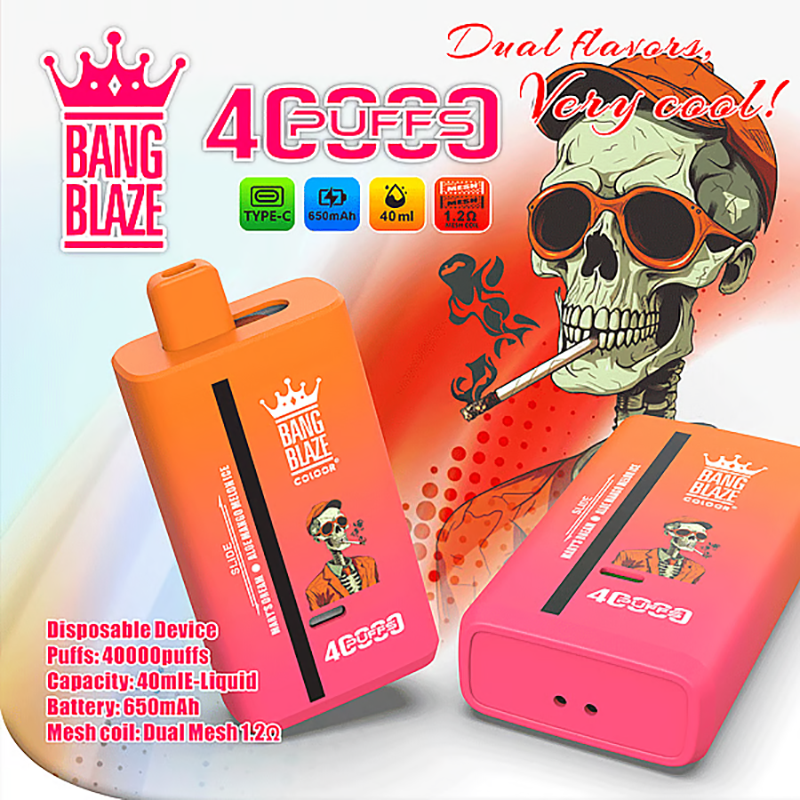 EU Warehouse BANG BLAZE 40000  Puffs 40ml Disposable Vape Wholesale - [VzVape.com]