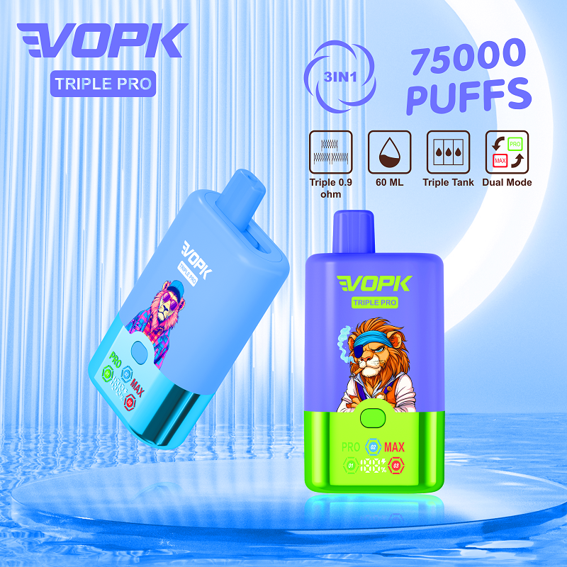 VOPK TRIPLE PRO 75000 Puffs Disposable Vape Wholesale - [VzVape.com]