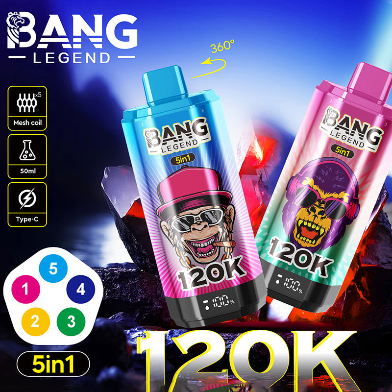 BANG LEGEND 120000 Puffs Disposable Vape Wholesale - Vapz Vape Wholesale