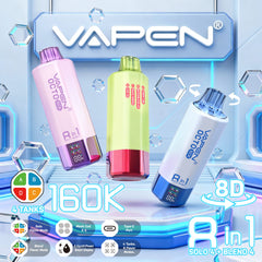 EU Warehouse VAPEN OCTO 8IN1 160K Puffs  Disposable Vape Wholesale - [VzVape.com]