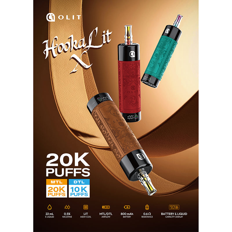 OLIT Hookalit X 20000 Puffs Disposable Vape Wholesale - [VzVape.com]