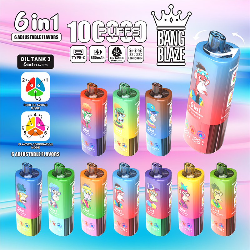 EU Warehouse BANG BLAZE 6 IN 1 100k Puffs Disposable Vape Wholesale - [VzVape.com]