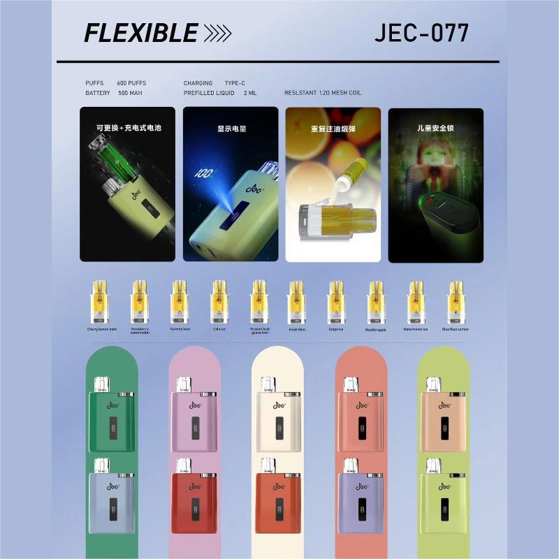 JEC-077 600 Puffs Disposable Vape Wholesale - VZVAPE