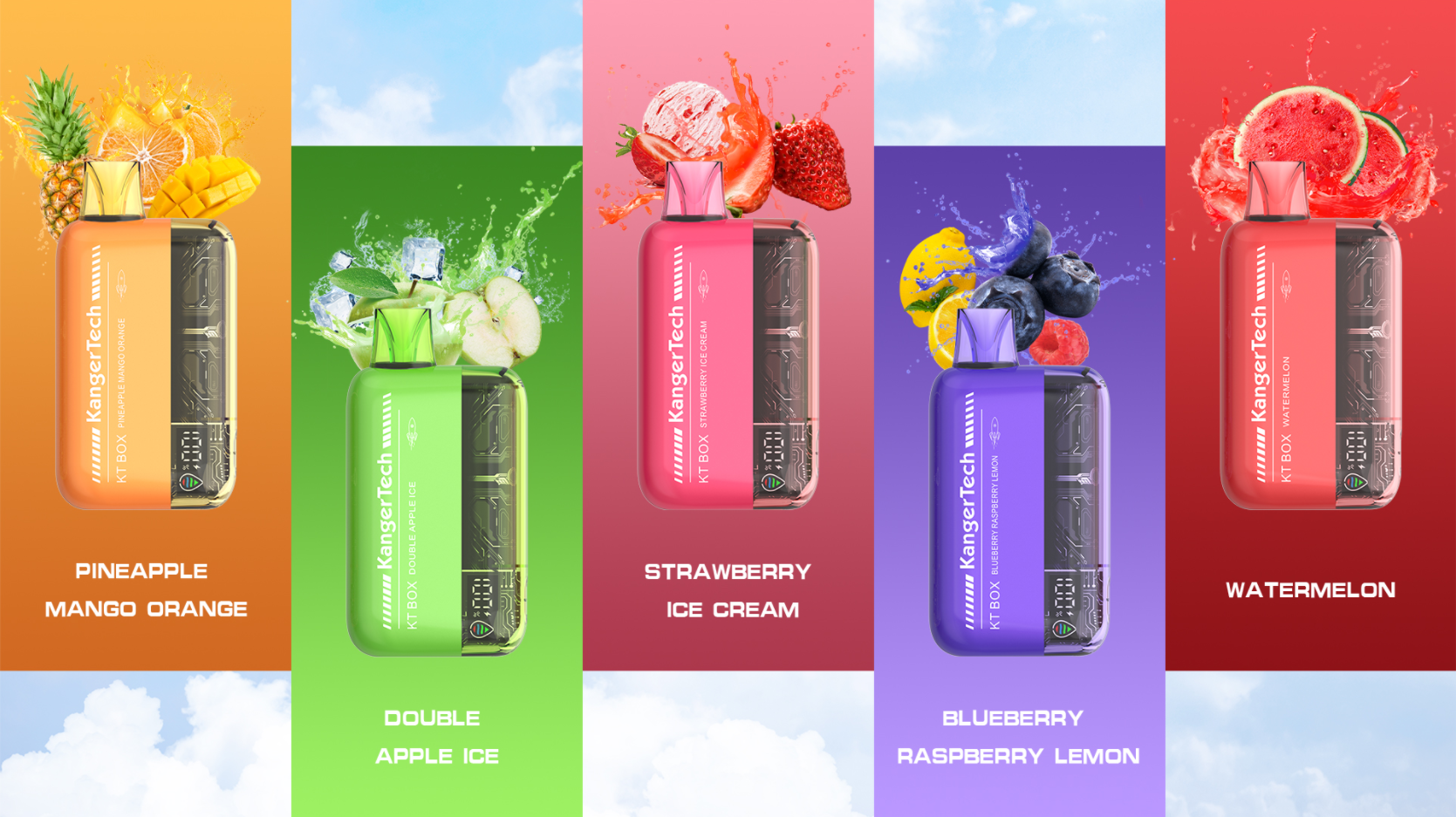 Kangertech  KTBox 15000 Puffs Disposable Vape Wholesale - Vapz Vape Wholesale