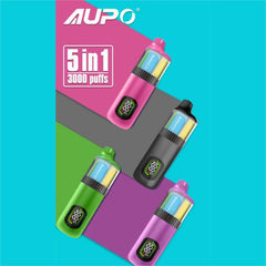 AUPO 5-IN-1 3000 Puffs Disposable Vape Wholesale - VZVAPE