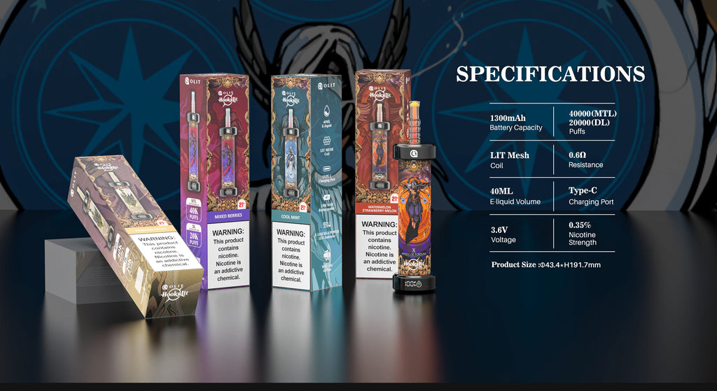 OLIT Hookalit 40000 Puffs Disposable Vape Wholesale - Vapz Vape Wholesale