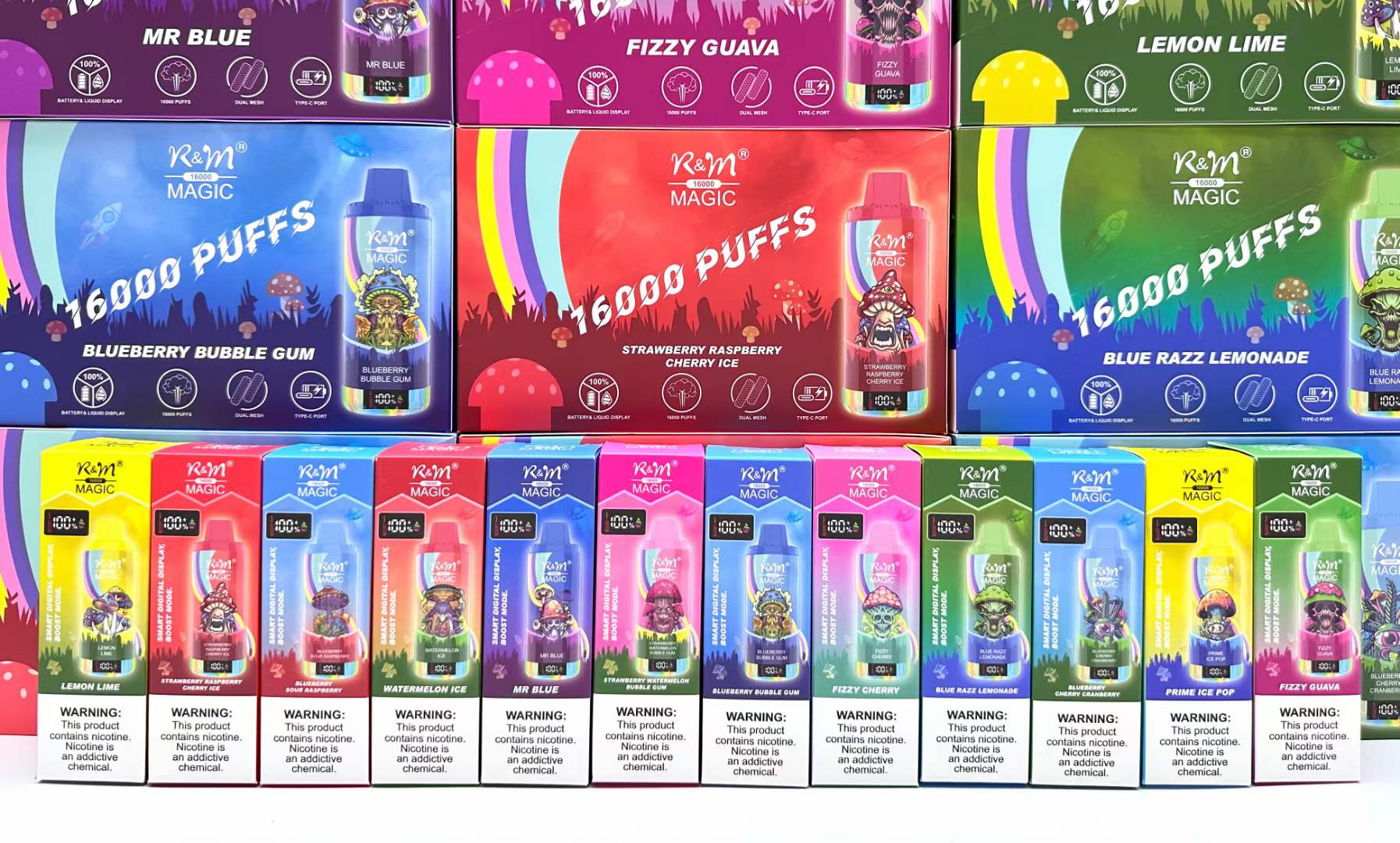 R&M Magic 16000 Puffs Disposable Vape Wholesale - VZVAPE