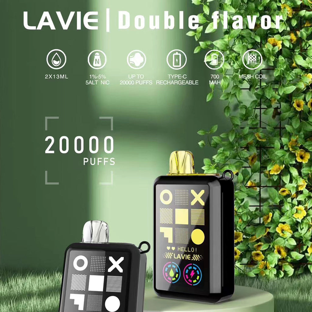 LAVIE Cyber Double Flavor 20000 Puffs Disposable Vape Wholesale - Vapz Vape Wholesale