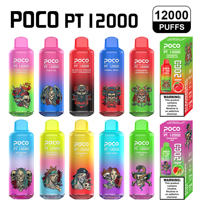 EU Warehouse POCO PT 12000 Puffs Disposable Vape Wholesale - Vapz Vape Wholesale