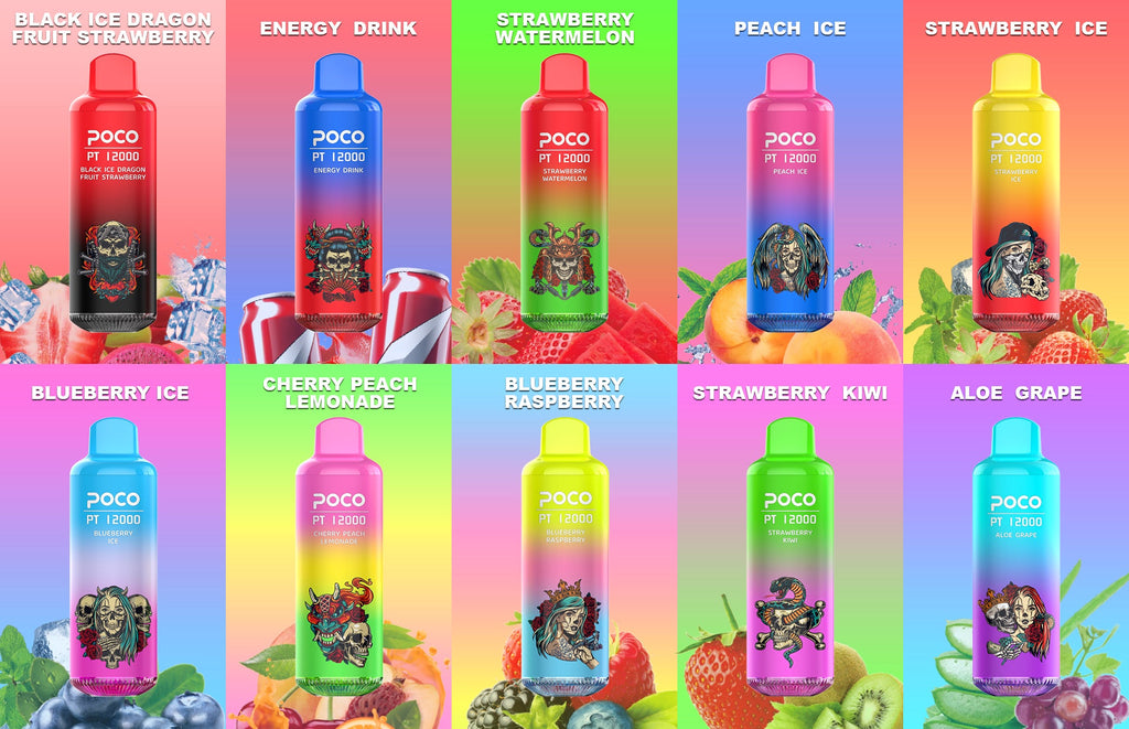 EU Warehouse POCO PT 12000 Puffs Disposable Vape Wholesale - Vapz Vape Wholesale