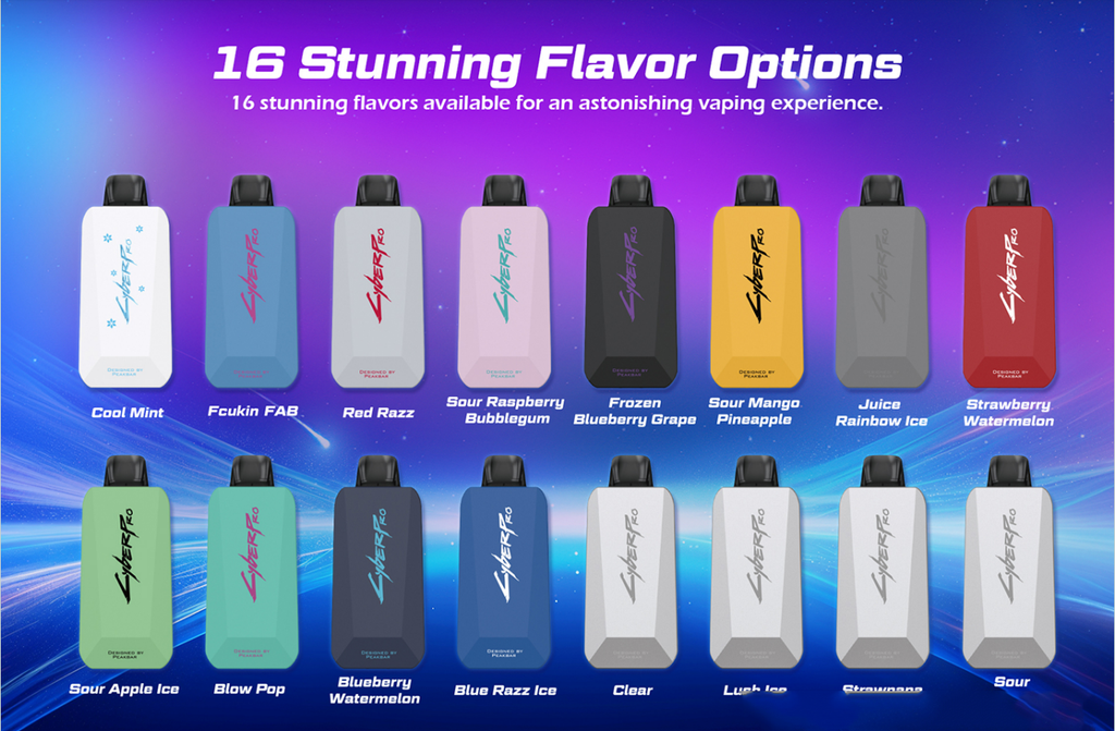 PEAKBAR CyberPro 25000 Puffs Disposable Vape Wholesale - Vapz Vape Wholesale