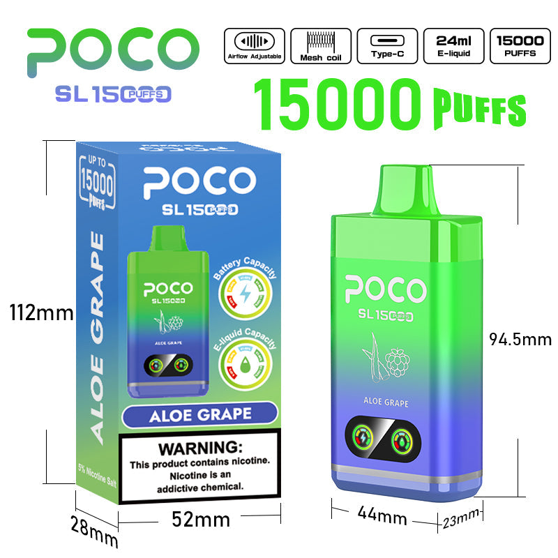 EU Warehouse POCO SL 15000 Puffs Disposable Vape Wholesale - [VzVape.com]
