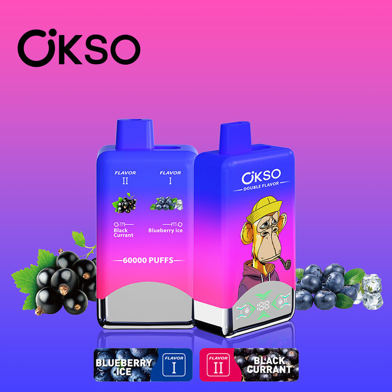 OKSO Double Flavors 60000 Puffs Disposable Vape Wholesale - [VzVape.com]