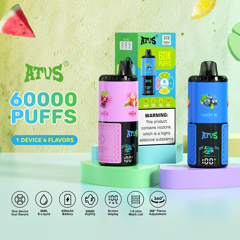 ATVS 4IN1 60000 Puffs Disposable Vape Wholesale - [VzVape.com]