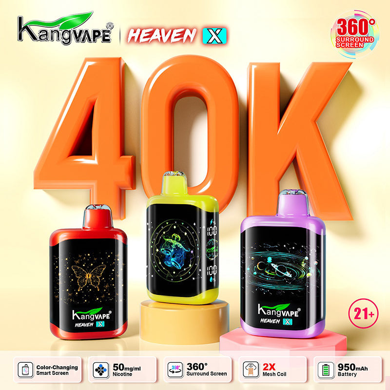 Kangvape HEAVEN X 40000 Puffs Disposable Vape Wholesale - Vapz Vape Wholesale