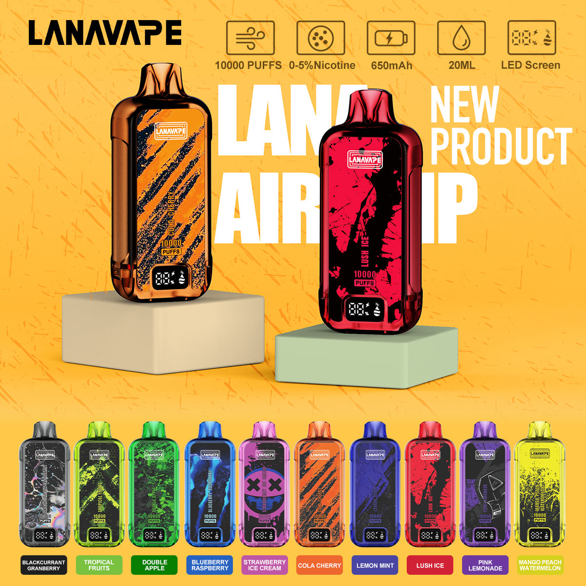 LANAVAPE 10000 Puffs Disposable Vape Wholesale - VZVAPE