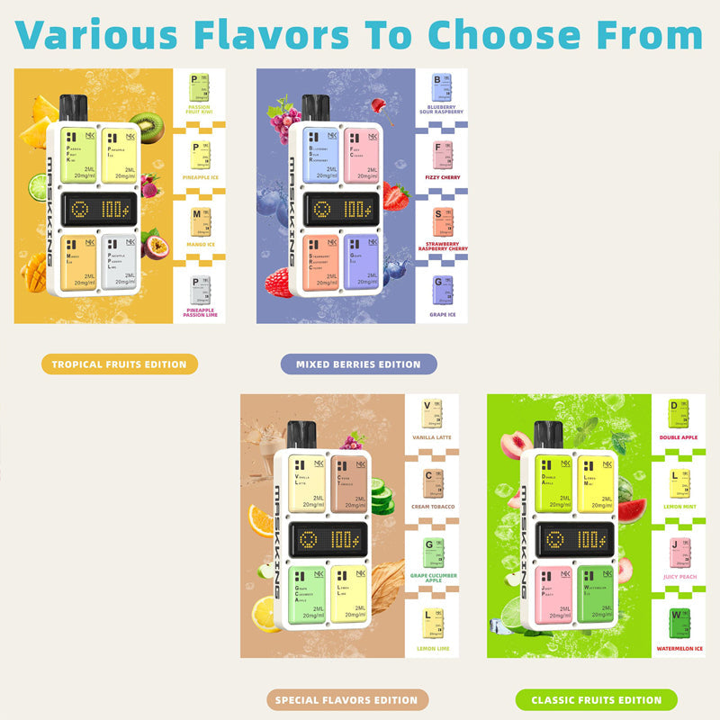 Maskking LECO 2400 Puffs Pod Device System Wholesale - [VzVape.com]