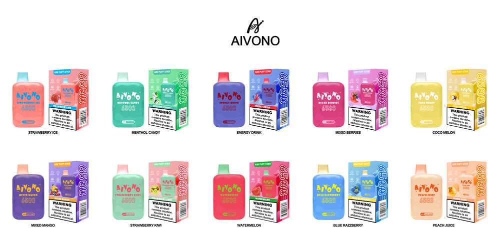 AIVONO AIM  PUFFSTAR 6500Puffs Disposable Vape Wholesale - VZVAPE