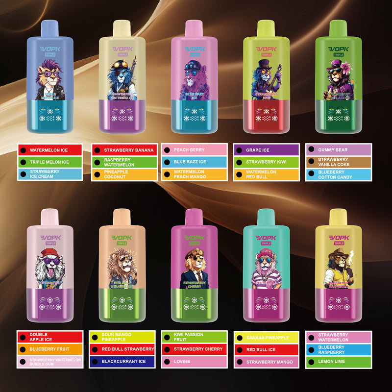 EU Warehouse VOPK Triple 3in1 60000 Puffs Disposable Vape Wholesale - VZVAPE