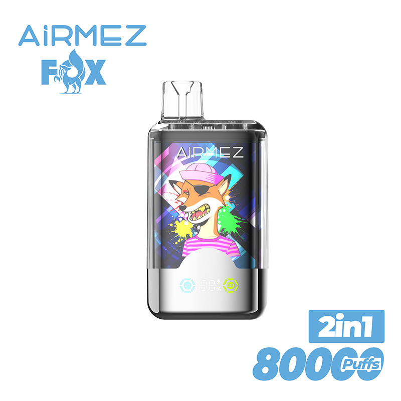 EU Warehouse Airmez FOX 2 IN 1 80000 Puffs Disposable Vape Wholesale - Vapz Vape Wholesale
