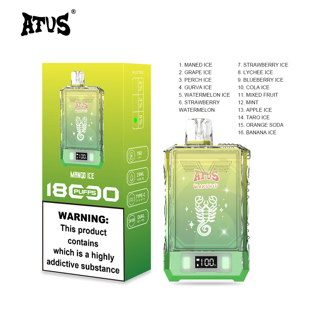 ATVS Warship 18000 Puffs Disposable Vape Wholesale - [VzVape.com]