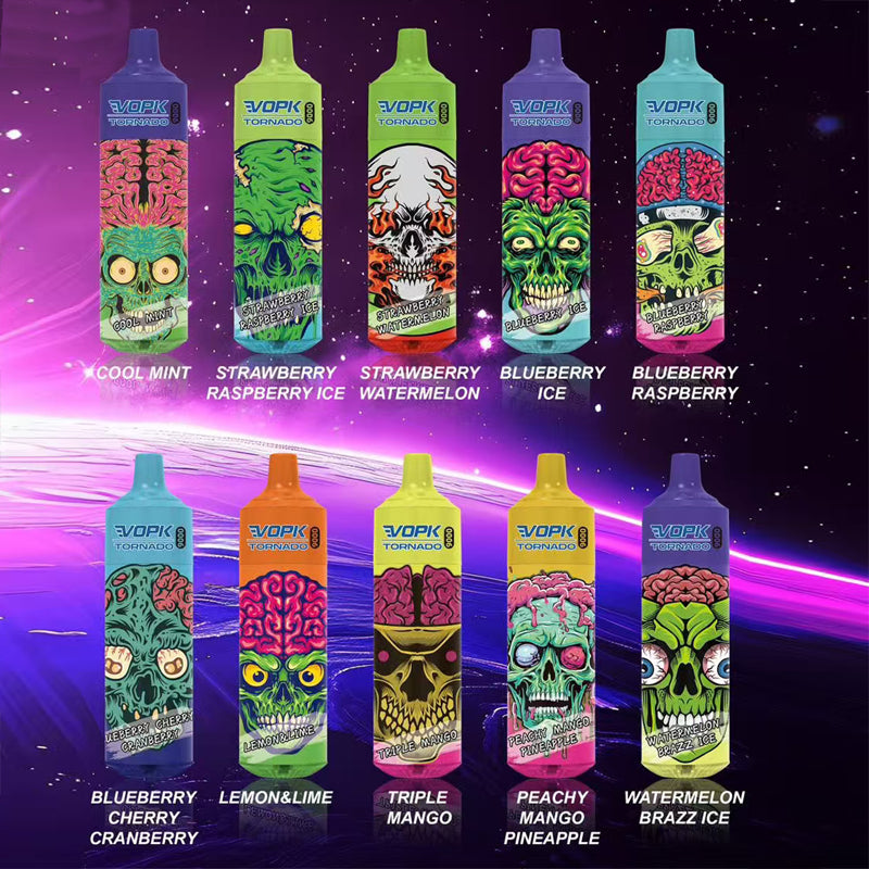 VOPK TORNADO 9000 Puffs Disposable Vape Wholesale - Vapz Vape Wholesale