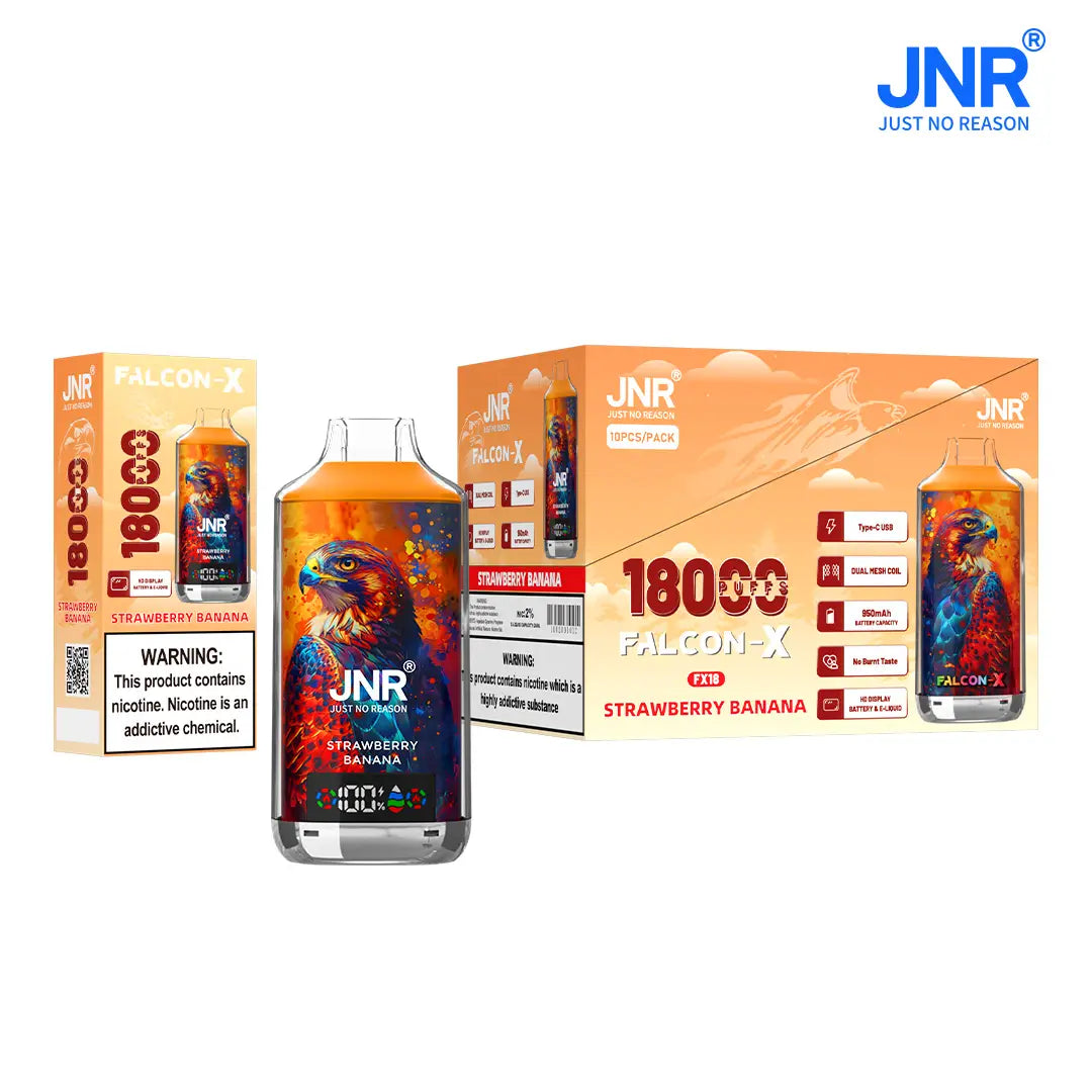 JNR Falcon-X 18000 Puffs Disposable Vape Wholesale - VZVAPE
