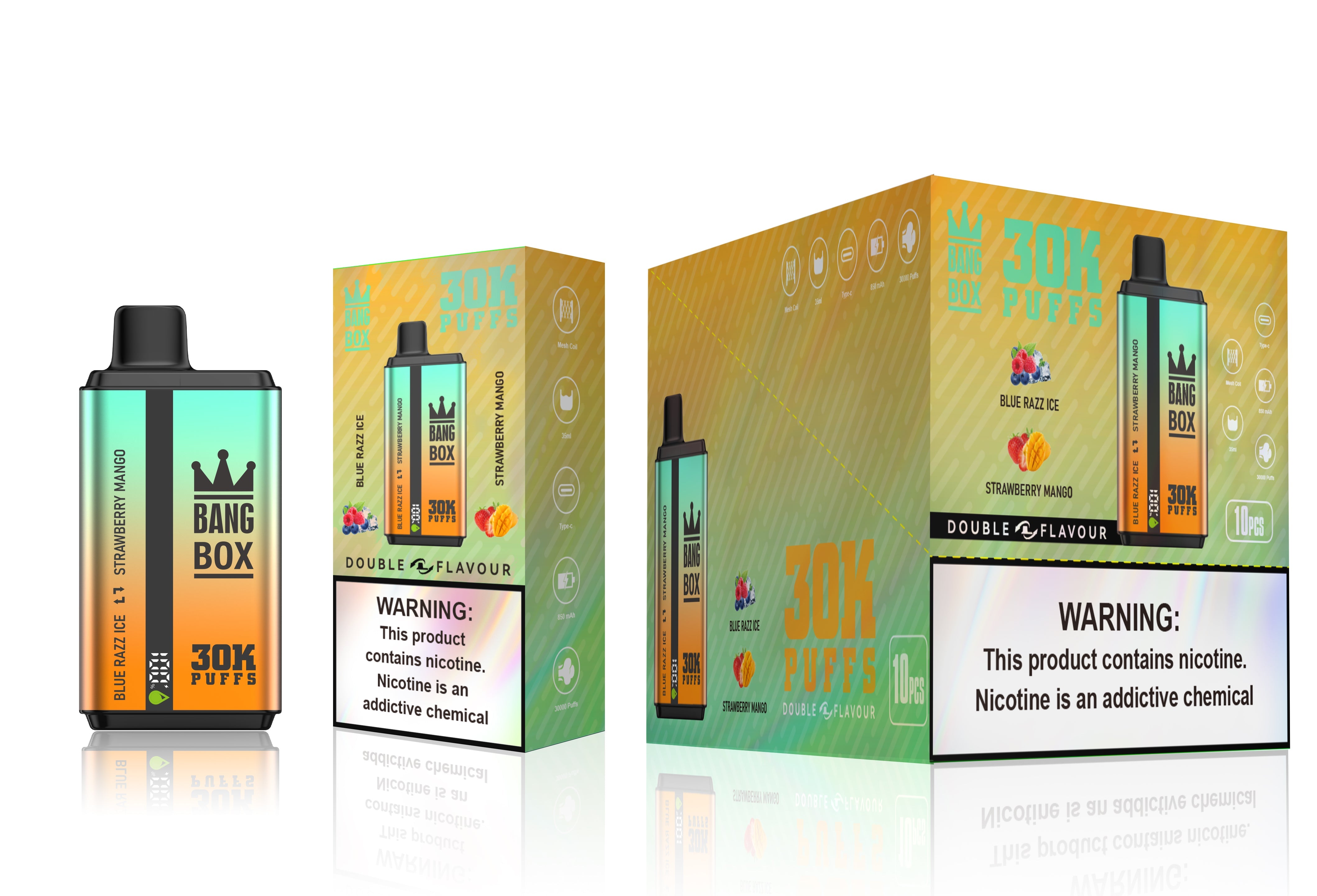 BANGBOX 30000 Puffs Double Flavor Disposable Vape Wholesale - VZVAPE