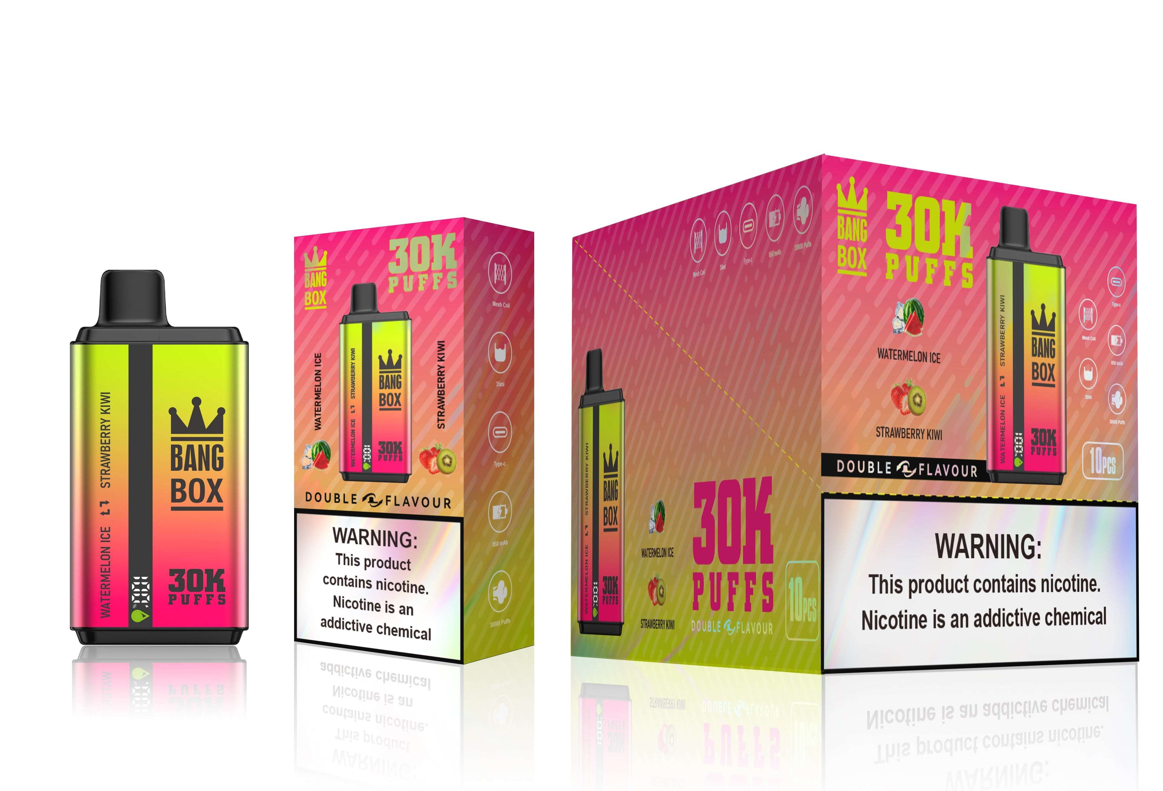 BANGBOX 30000 Puffs Double Flavor Disposable Vape Wholesale - Vapz Vape Wholesale