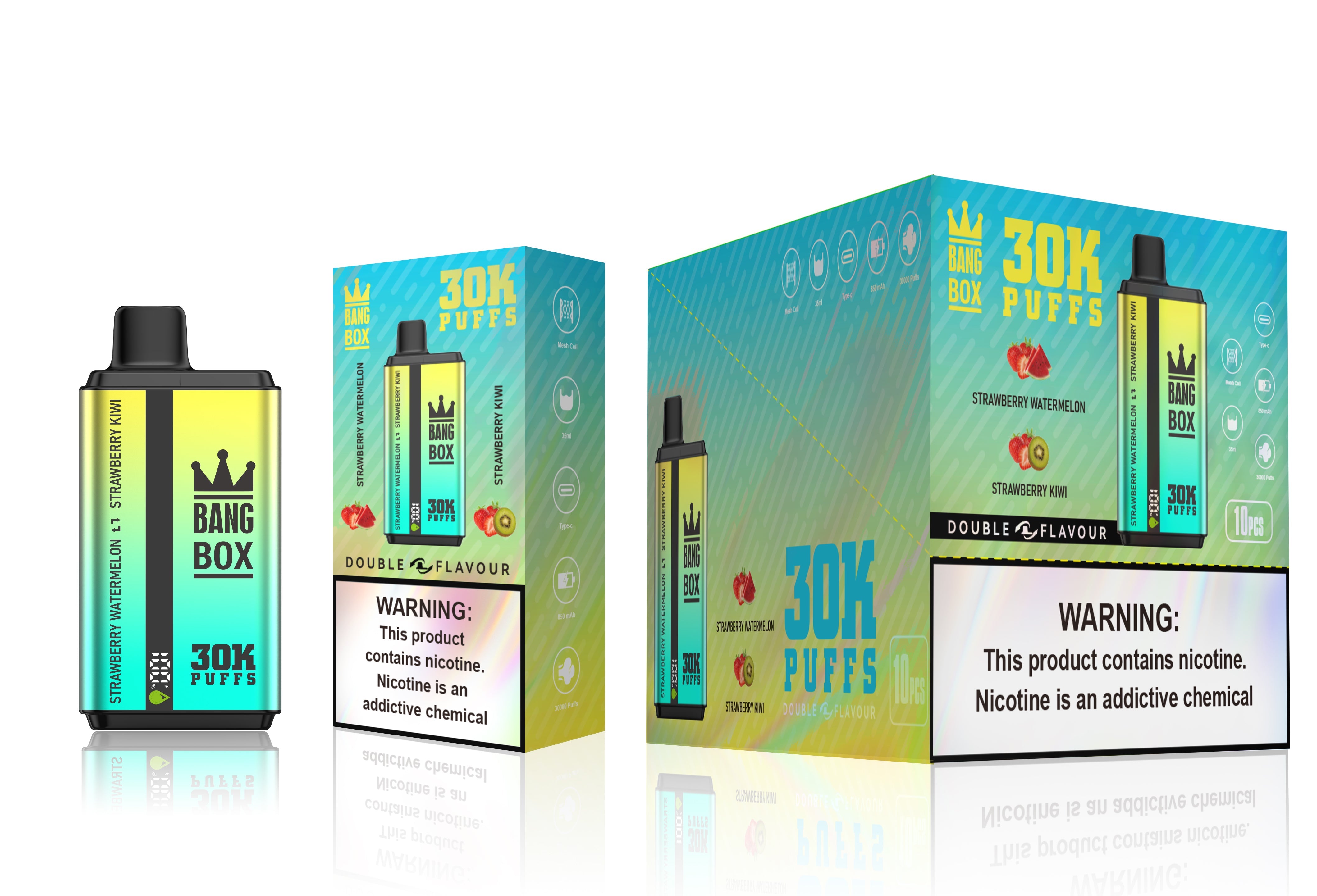BANGBOX 30000 Puffs Double Flavor Disposable Vape Wholesale - VZVAPE