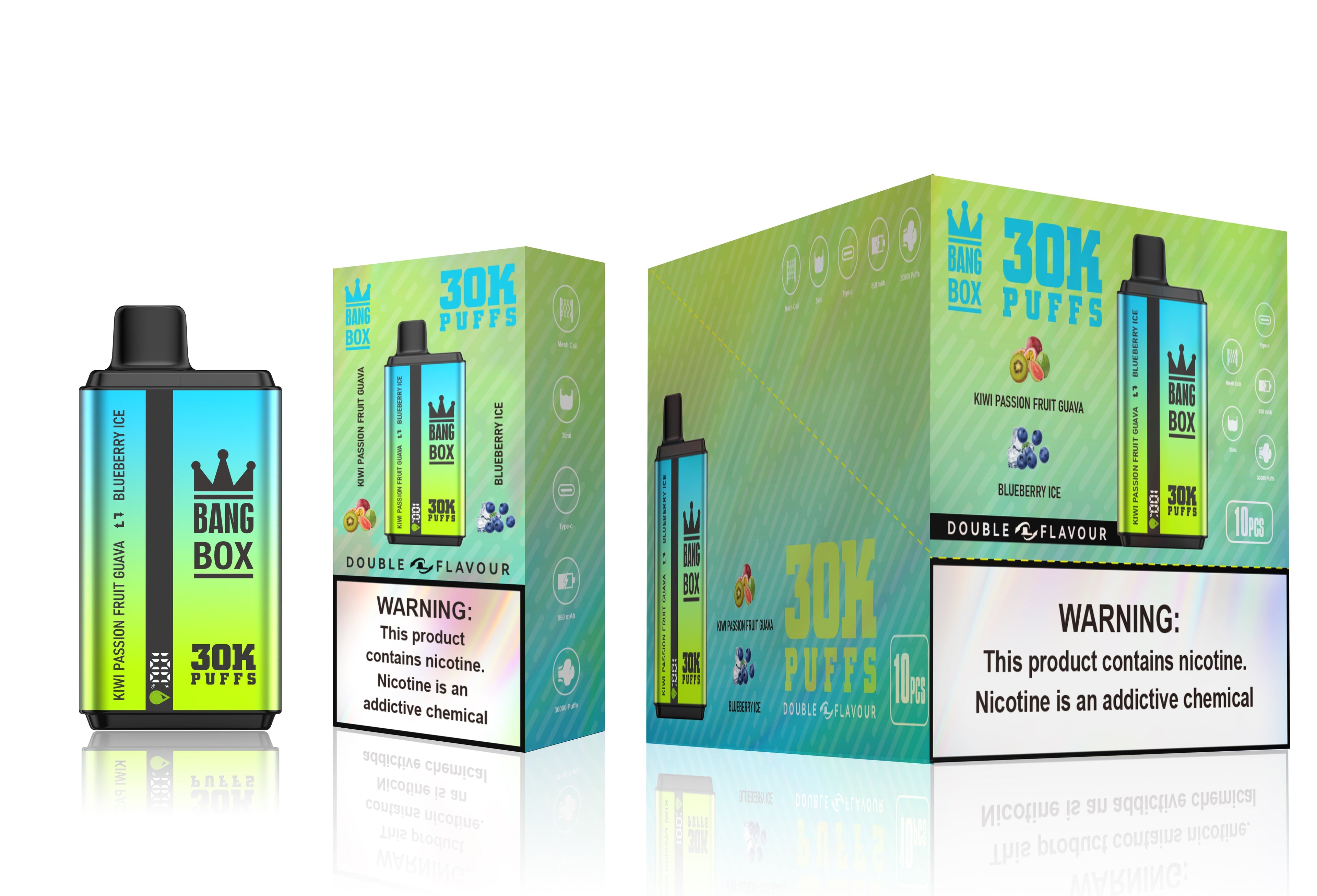 BANGBOX 30000 Puffs Double Flavor Disposable Vape Wholesale - Vapz Vape Wholesale